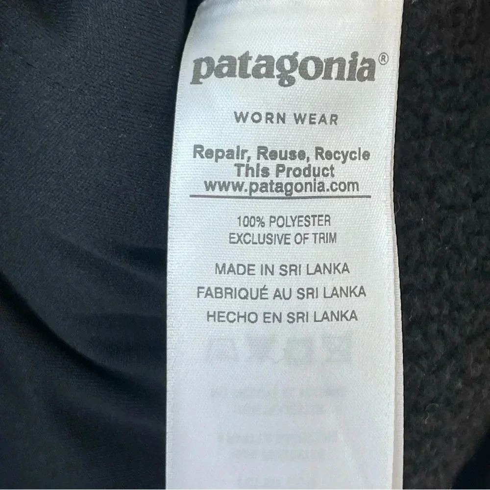 Patagonia Black Better Sweater Vest Size Small - Picture 10 of 12